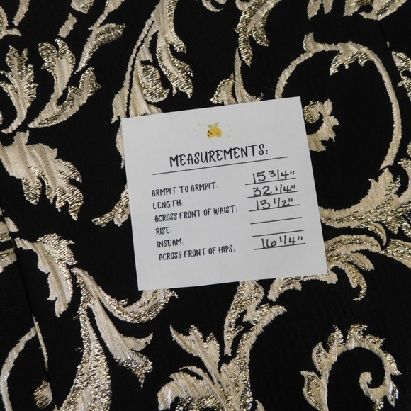 ANINE BING Gold Metallic Brocade Dress Jacquard Swirly Mini Party Holidays XS - Picture 16 of 16